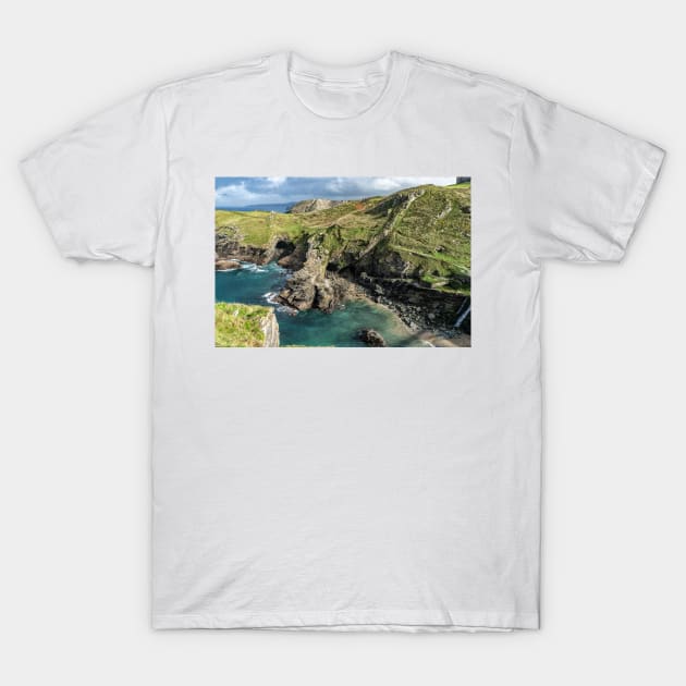 Cornwall Coast at Tintagel #1, UK T-Shirt by charlesk